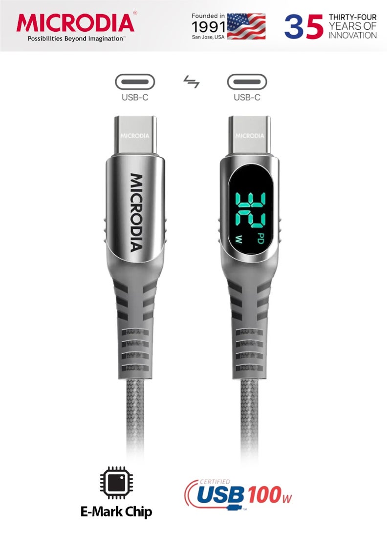 MICRODIA 【MICRODIA】 5-in-1 Ramadan Gift Bundle - 23W 3-in-1 Magnetic Charging Station, 35W GaN Wall Charger, 5000mAh Mini Power Bank & 100W Digital Display USB-C Cable - Image 4